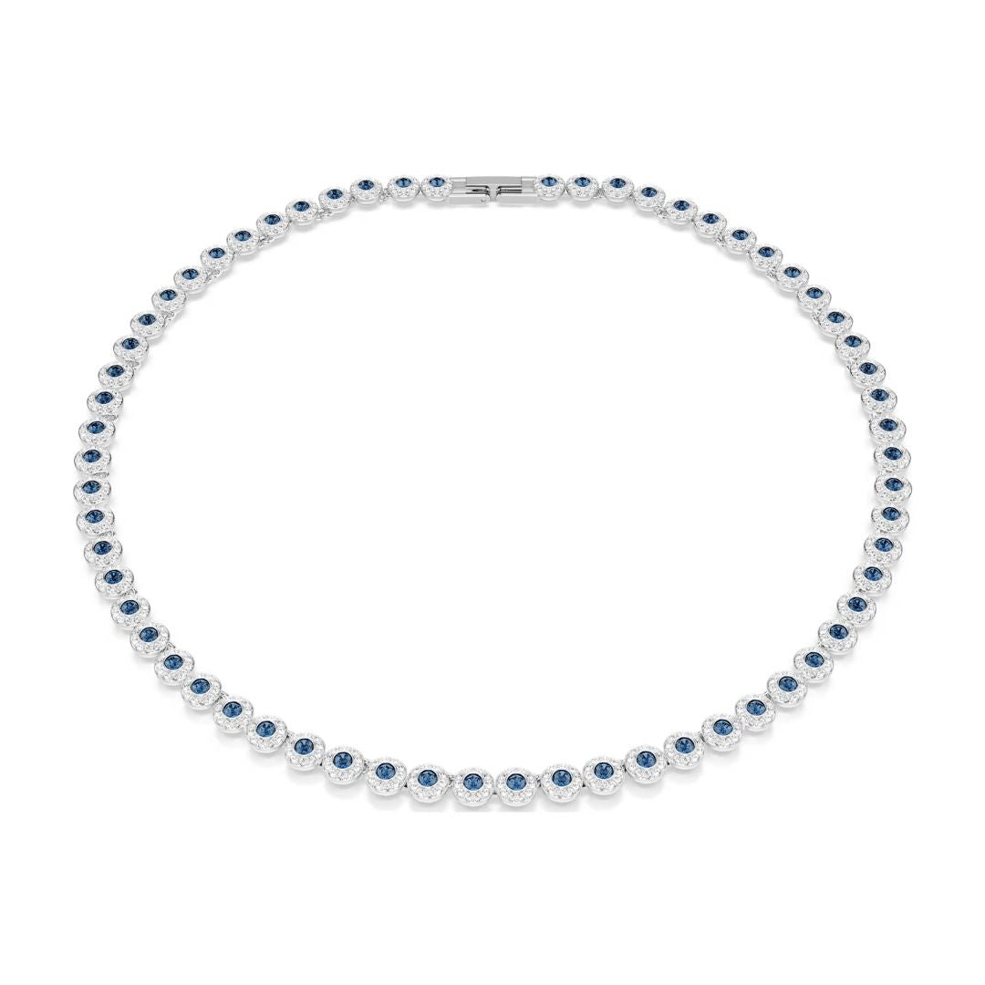 Swarovski Una Angelic kaulakoru, vaalea metalli ja siniset kristallit, 5733402