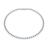Swarovski Una Angelic kaulakoru, vaalea metalli ja siniset kristallit, 5733402