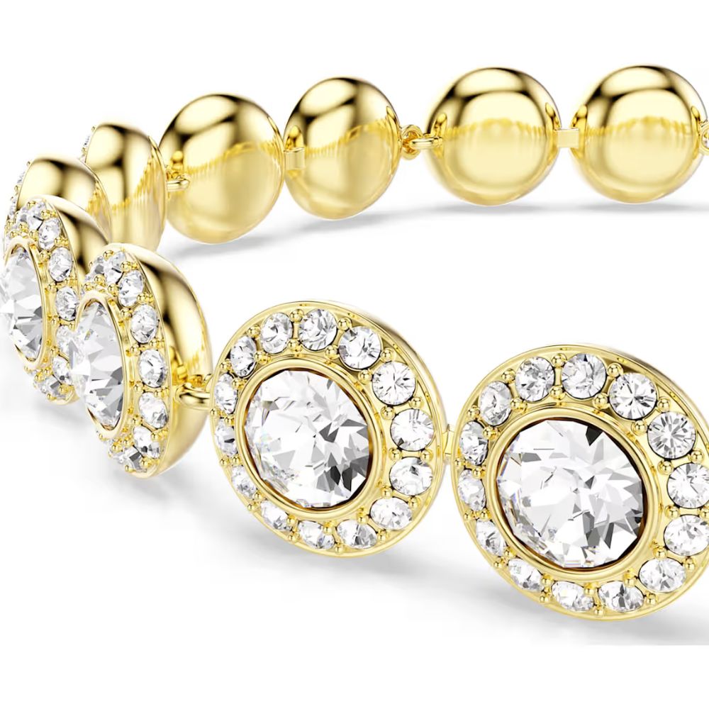 Swarovski Una Angelic keltakullan värinen kristallirannekoru