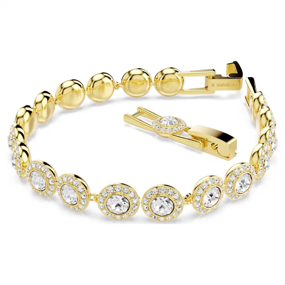 Swarovski Una Angelic keltakullan värinen kristallirannekoru