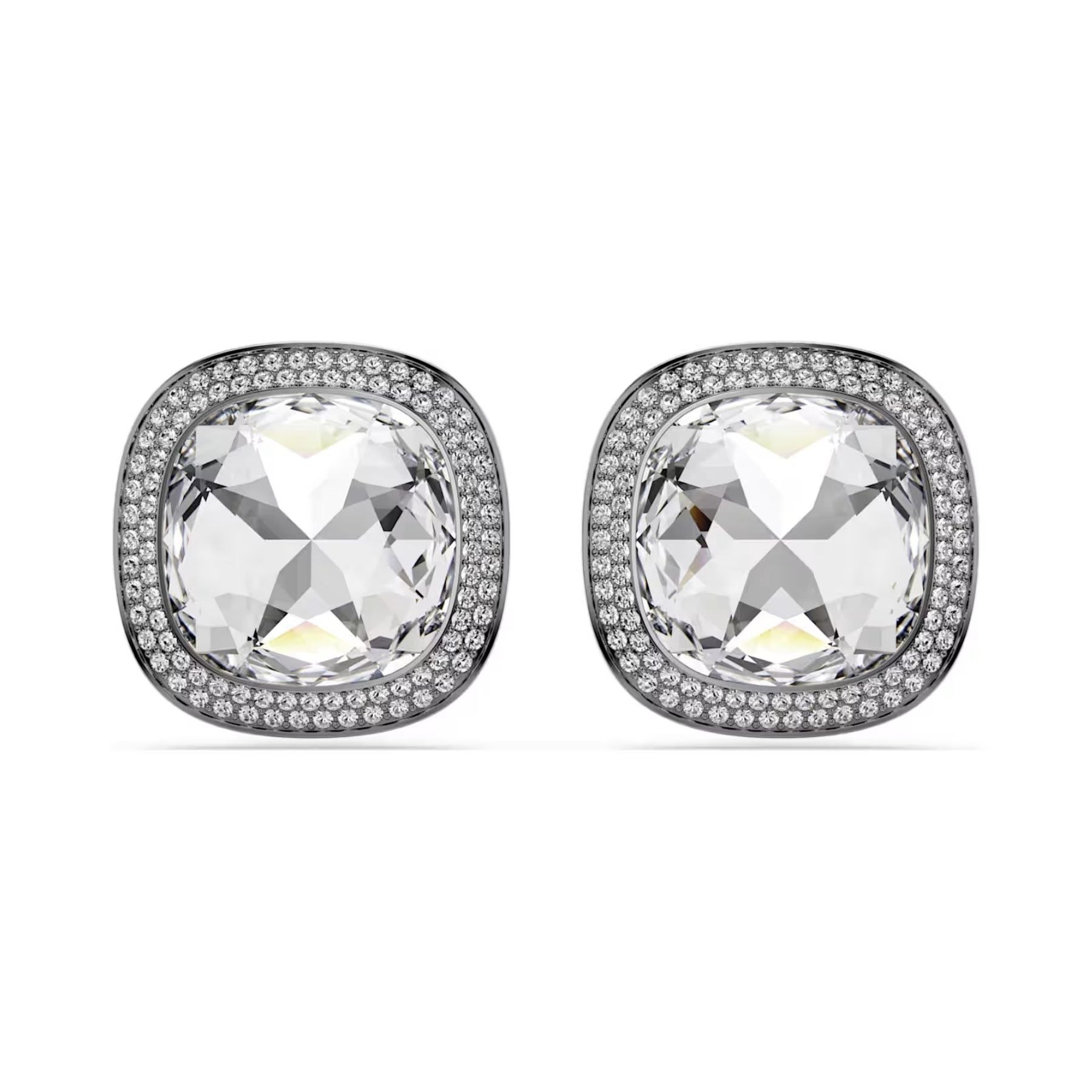 Swarovski Una Angelic klipsikorvakorut, tumma metalli ja kirkkaat kristallit, 5751325