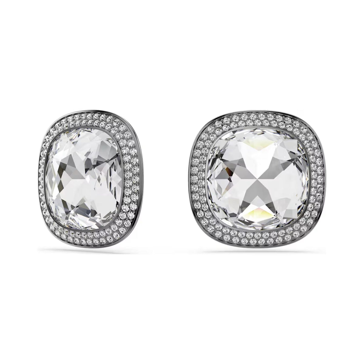 Swarovski Una Angelic klipsikorvakorut, tumma metalli ja kirkkaat kristallit, 5751325