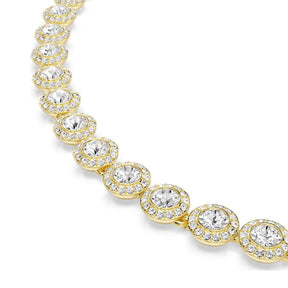 Swarovski Una Angelic korusetti, keltakullattu ja kirkkaat kristallit, 5750619