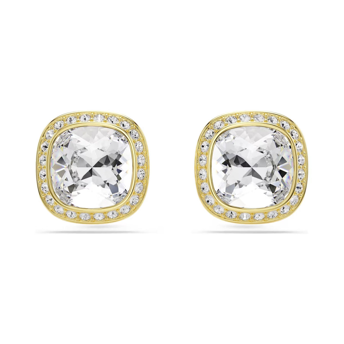Swarovski Una Angelic korvakorut, keltakullattu ja kirkkaat kristallit, 5764762