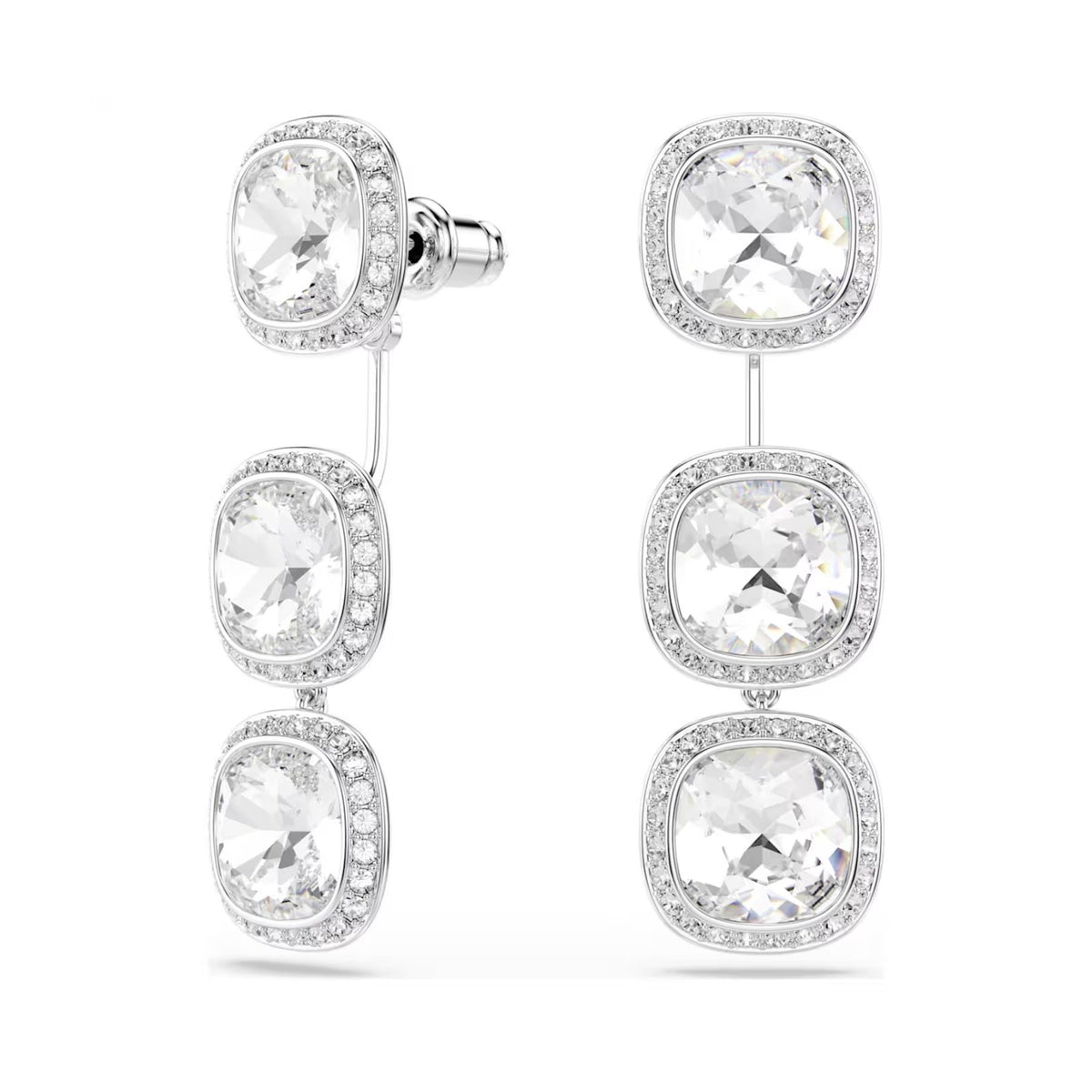 Swarovski Una Angelic korvakorut, vaalea metalli ja kirkkaat kristallit, 5754342