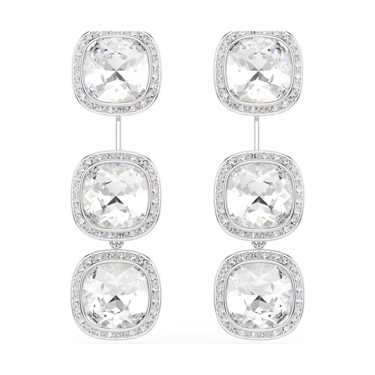 Swarovski Una Angelic korvakorut, vaalea metalli ja kirkkaat kristallit, 5754342