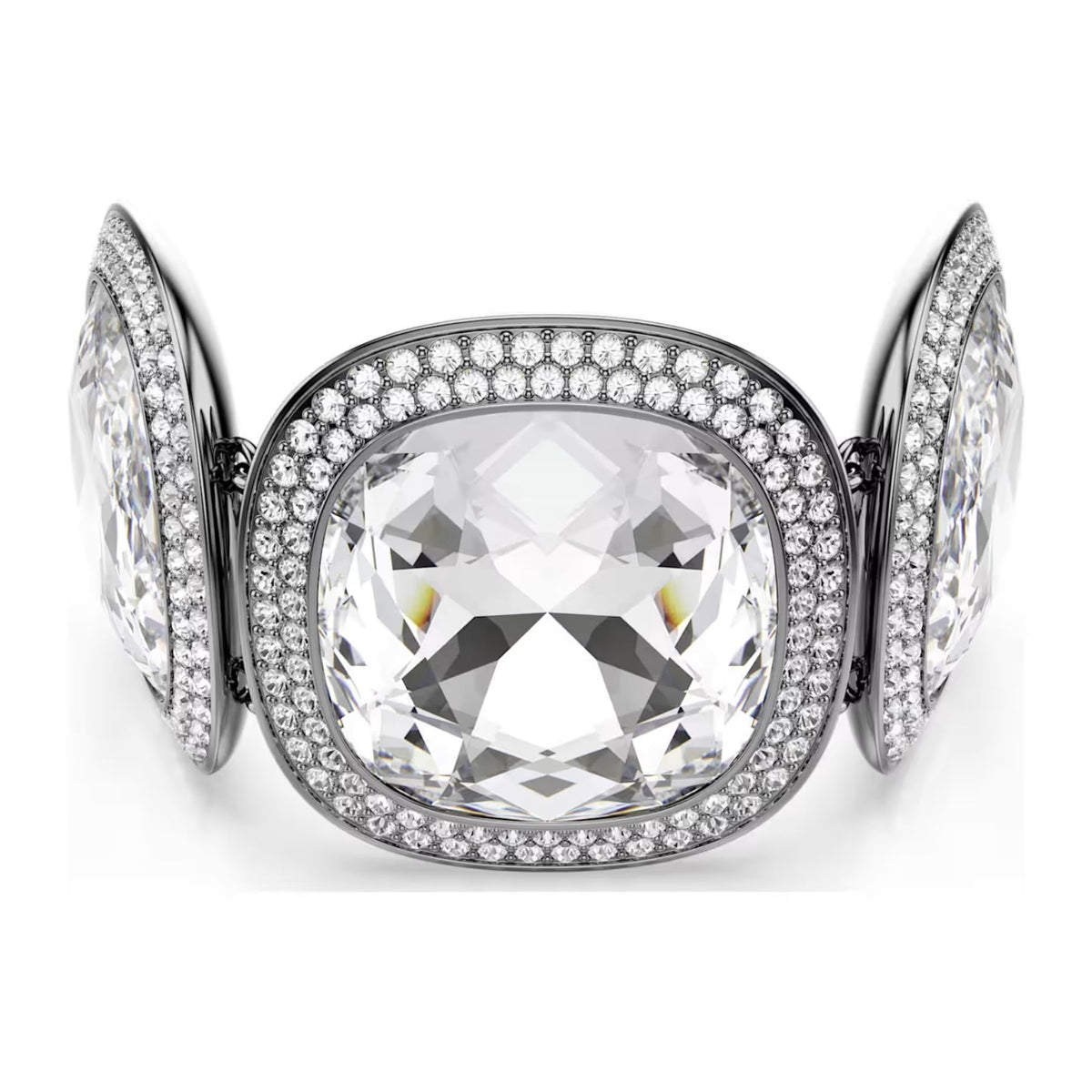Swarovski Una Angelic rannekoru, tumma metalli ja kirkkaat kristallit, 5751557