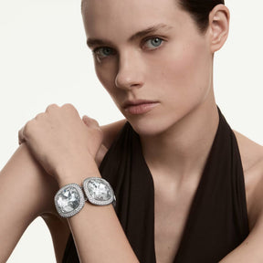 Swarovski Una Angelic rannekoru, tumma metalli ja kirkkaat kristallit, 5751557