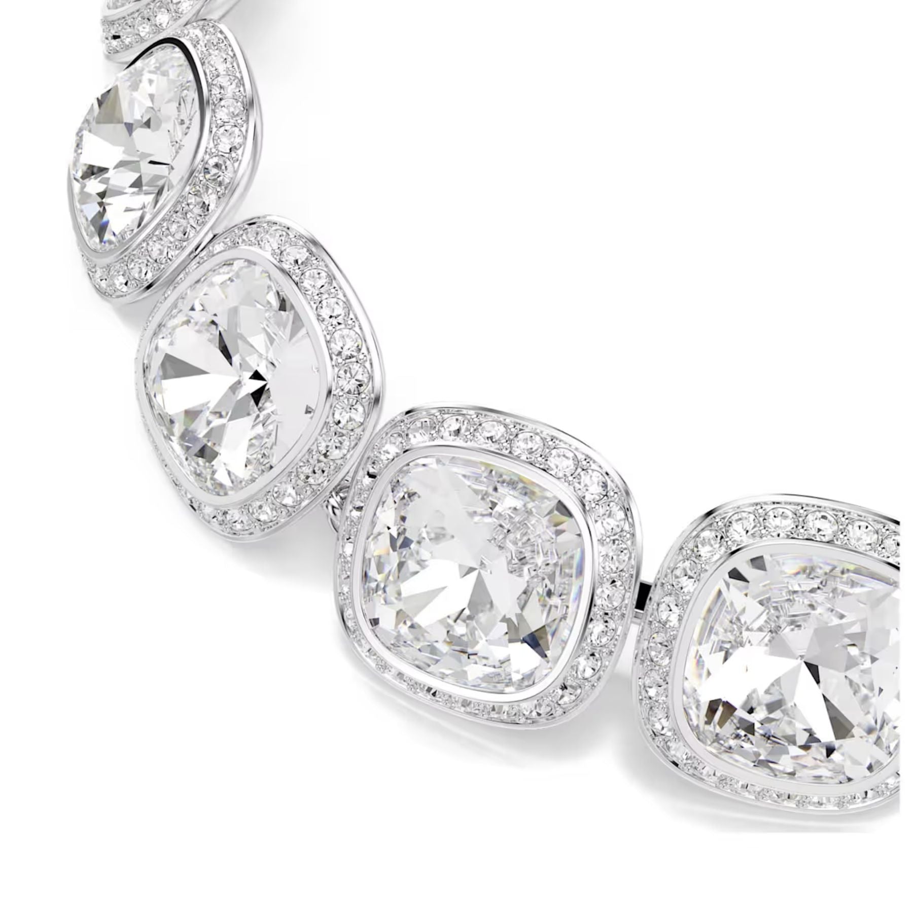 Swarovski Una Angelic rannekoru, vaalea metalli ja kirkkaat kristallit, 5751558