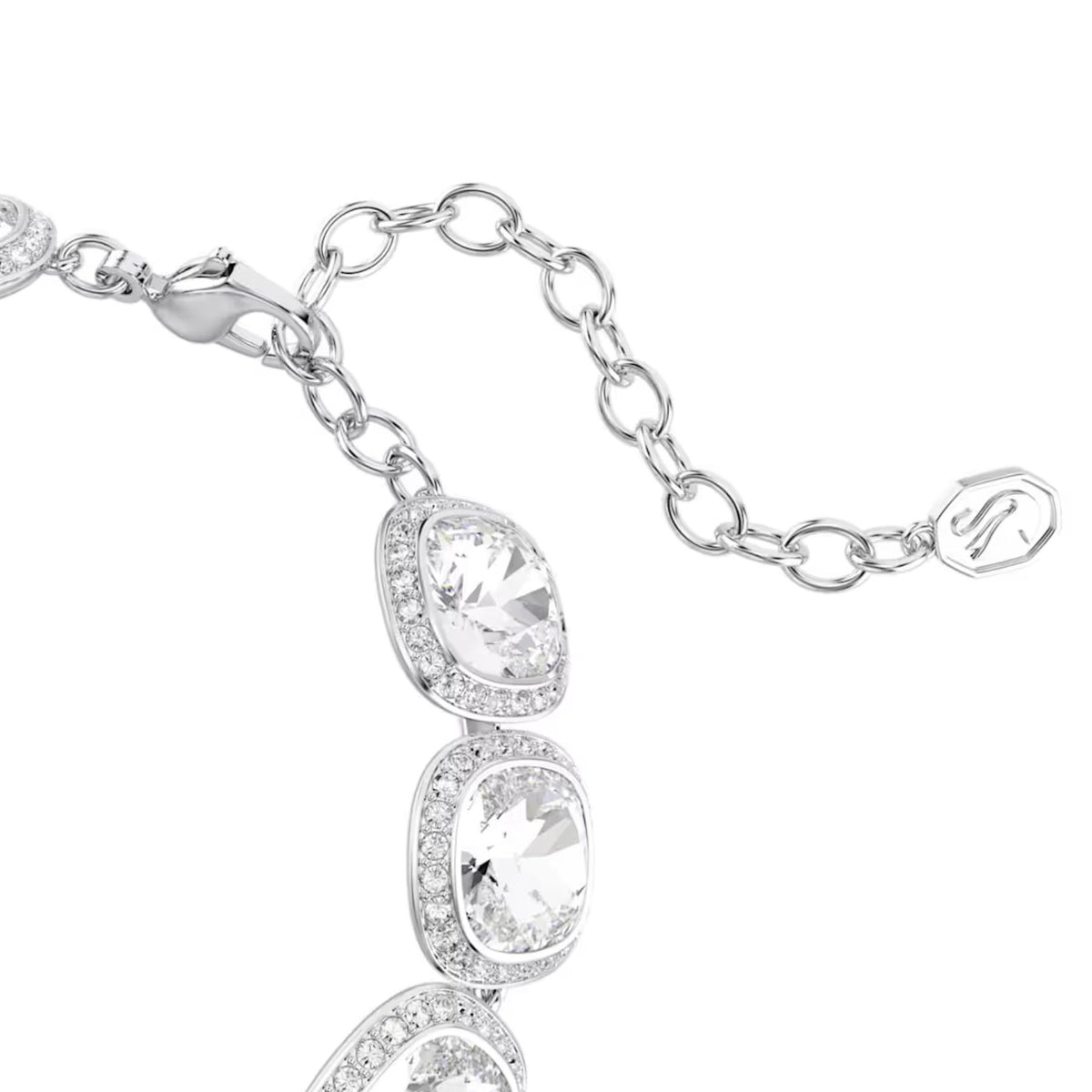 Swarovski Una Angelic rannekoru, vaalea metalli ja kirkkaat kristallit, 5751558
