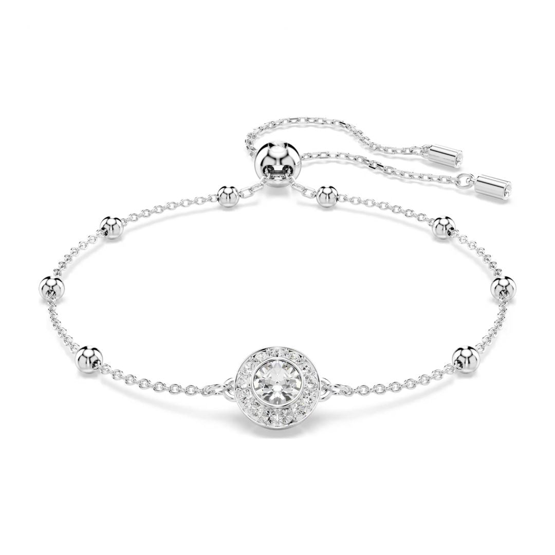 Swarovski Una Angelic rannekoru, vaalea metalli ja kirkkaat kristallit, 5733196