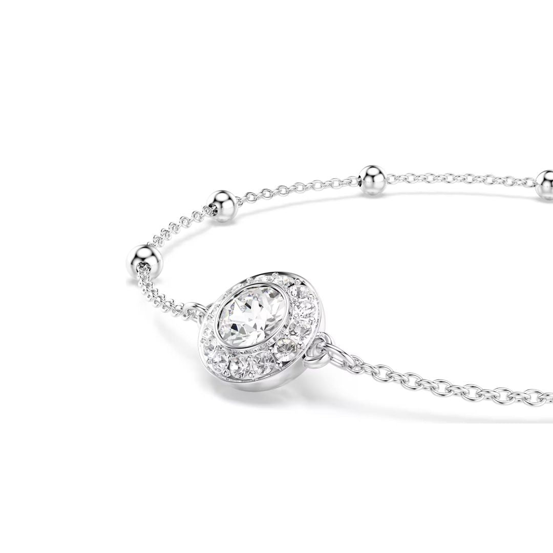 Swarovski Una Angelic rannekoru, vaalea metalli ja kirkkaat kristallit, 5733196