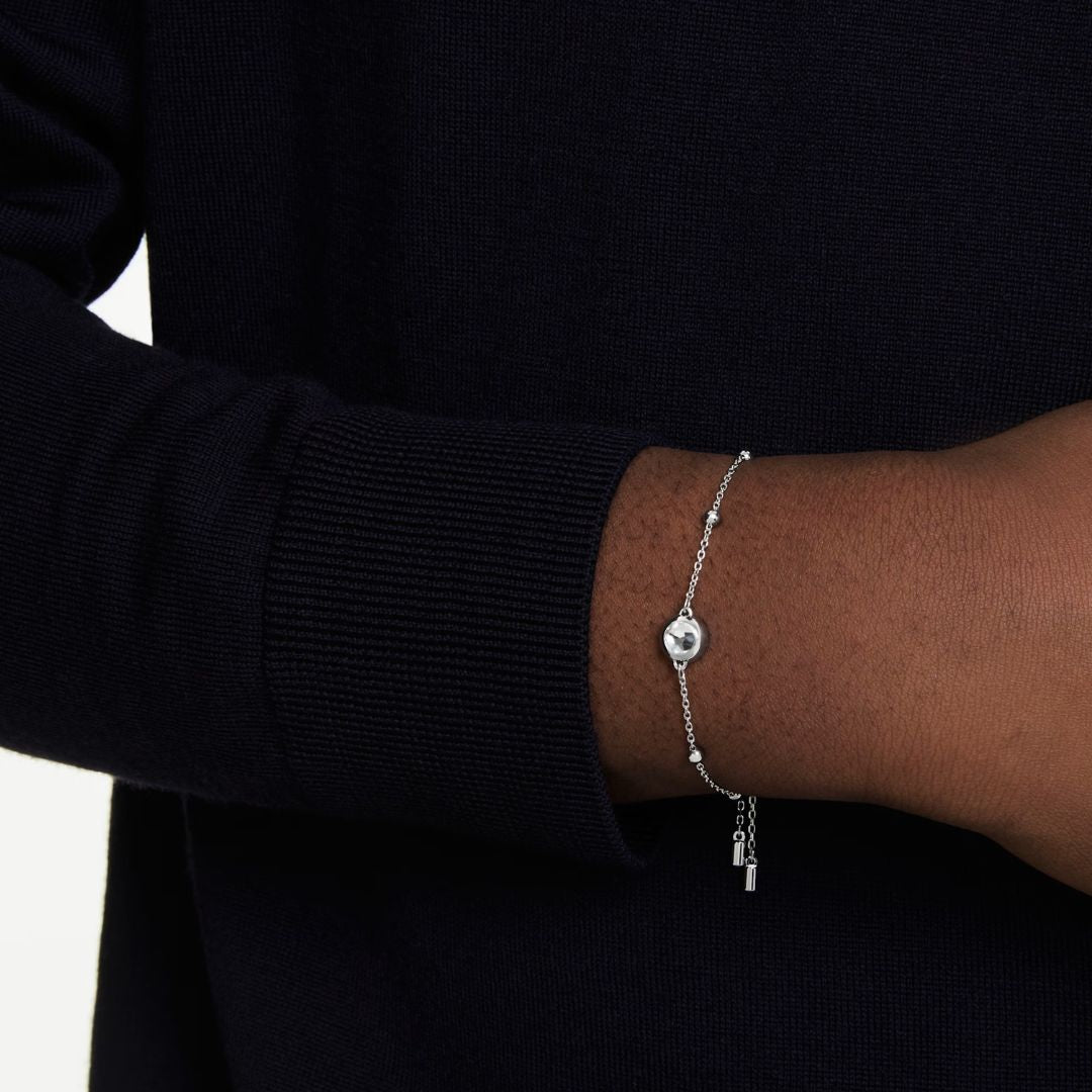 Swarovski Una Angelic rannekoru, vaalea metalli ja kirkkaat kristallit, 5733196