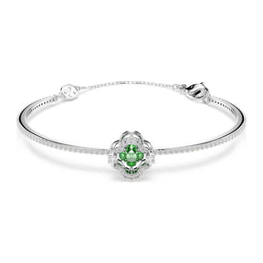Swarovski Una Angelic rannerengas, vaalea metalli ja vihreä zirkonia, 5757791