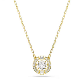 Swarovski Una Angelic riipus, keltakullattu ja kirkkaat kristallit, 5758061