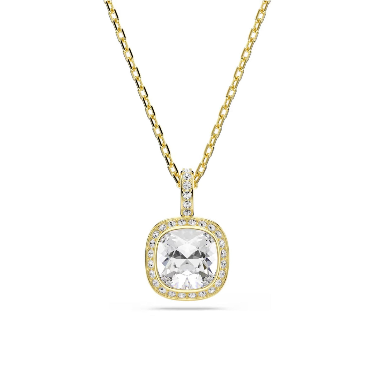 Swarovski Una Angelic riipus, keltakullattu ja kirkkaat kristallit, 5764761