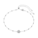 Swarovski Una Angelic riipus, vaalea metalli ja kirkkaat kristallit, 5733116