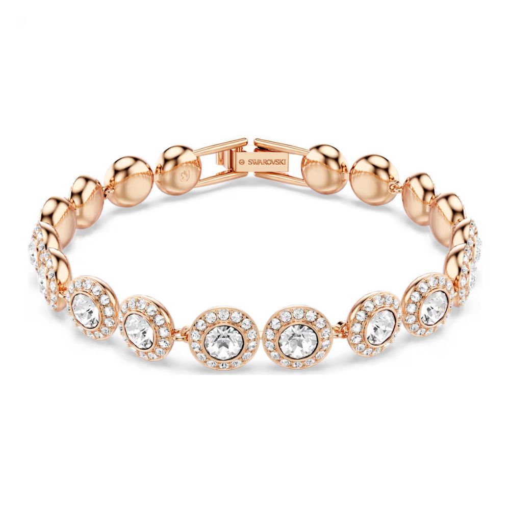 Swarovski Una Angelic rosekullan värinen kristallirannekoru