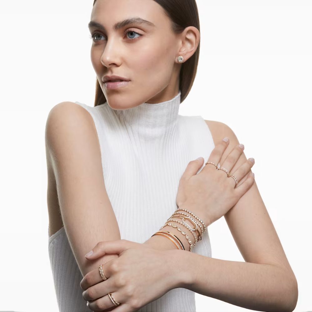 Swarovski Una Angelic rosekullan värinen kristallirannekoru