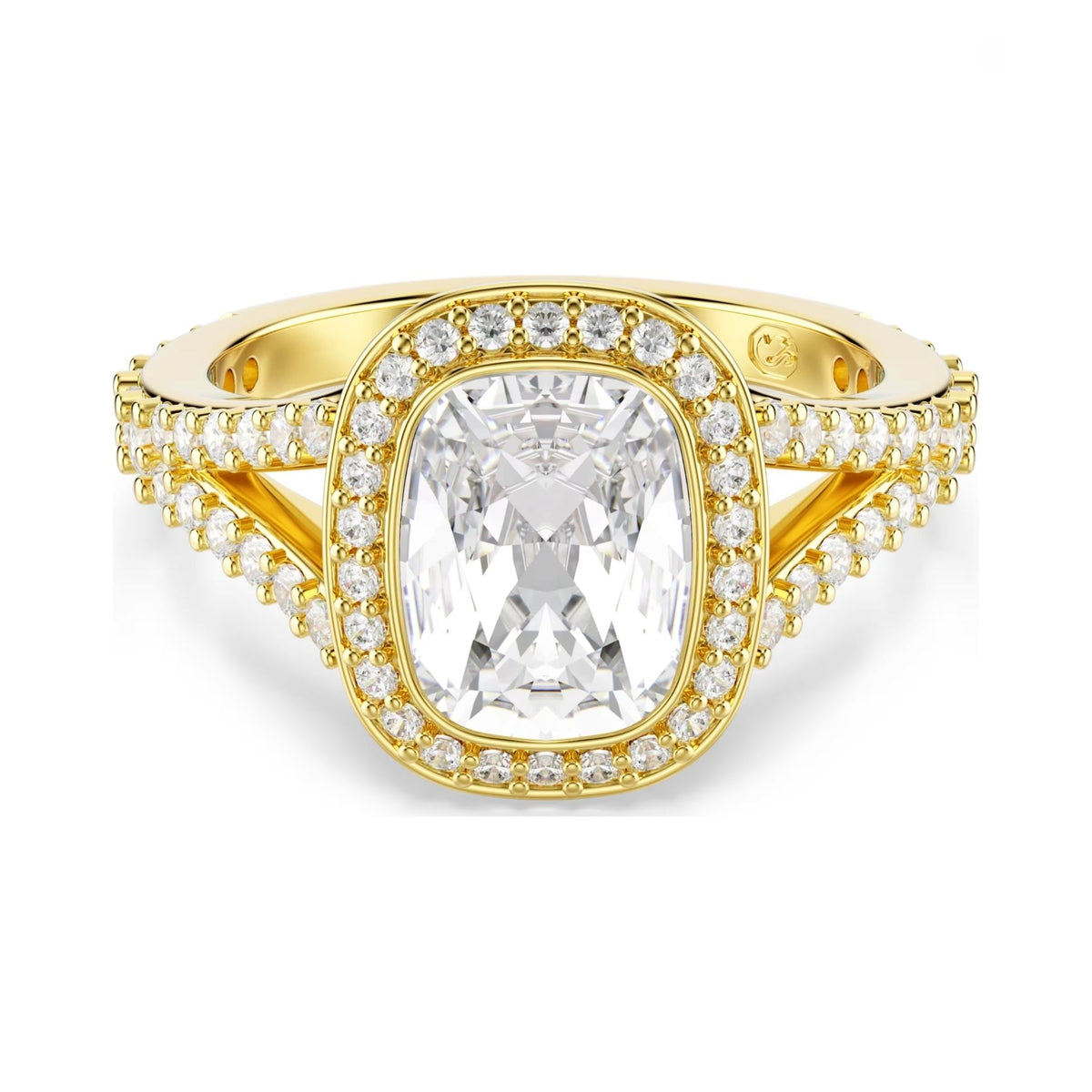 Swarovski Una Angelic sormus, keltakullattu ja kirkas kristalli, 5762626