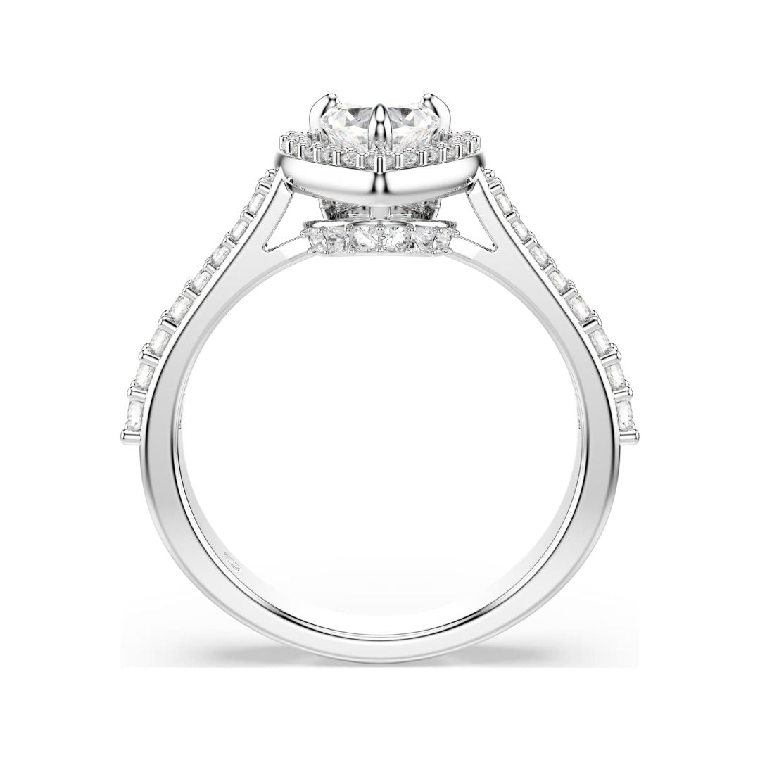 Swarovski Una Angelic Ring, White Crystals