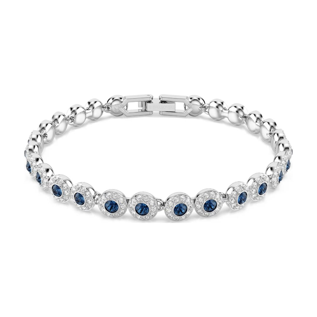 Swarovski Una Angelic, vaalea metalli ja siniset kristallit 5733401