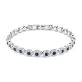 Swarovski Una Angelic, vaalea metalli ja siniset kristallit 5733401
