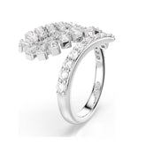 Swarovski Vienna avosormus, vaalea metalli ja kirkkaat zirkoniat, 5757835