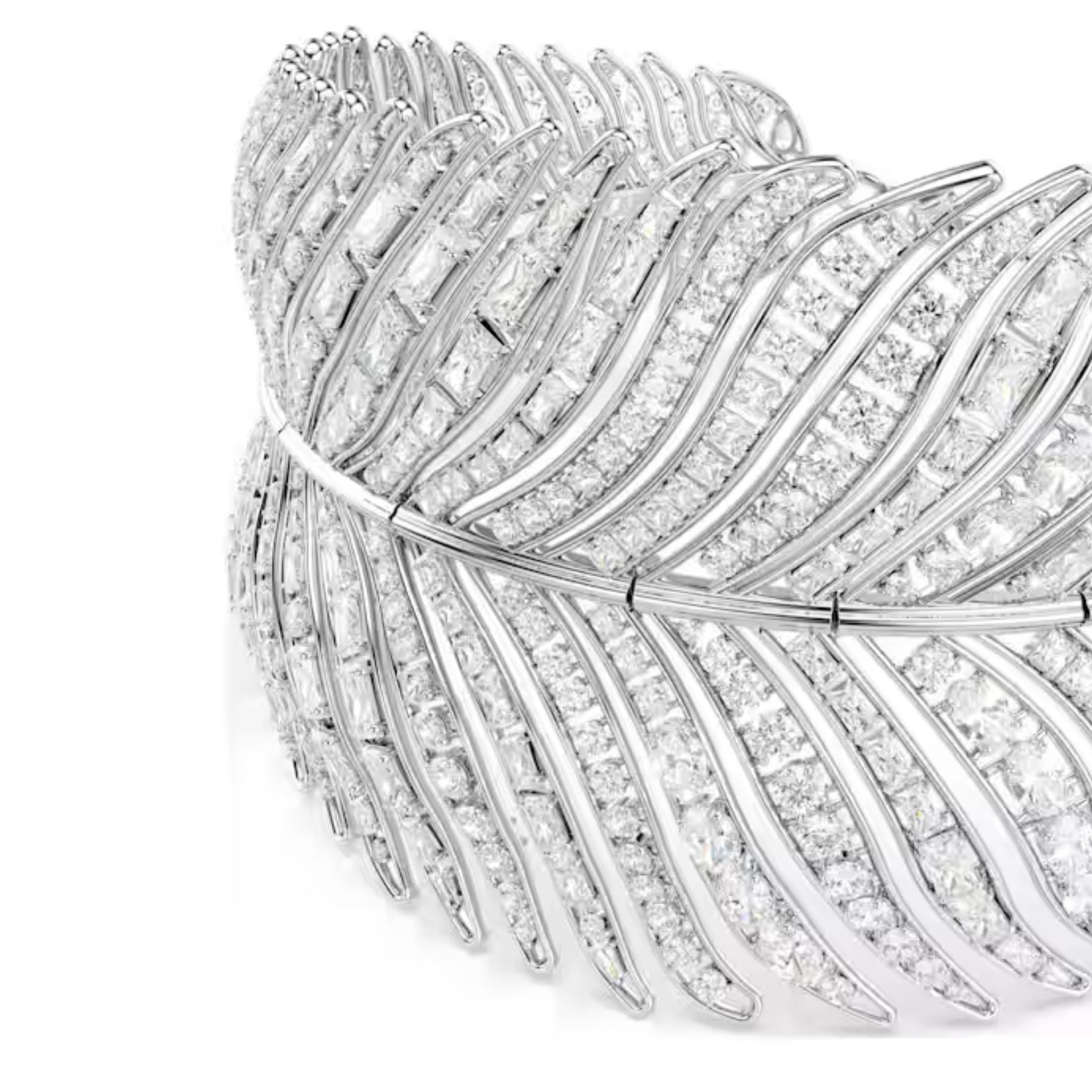 Swarovski Vienna choker kaulakoru, vaalea metalli ja kirkkaat zirkonit, 5749377