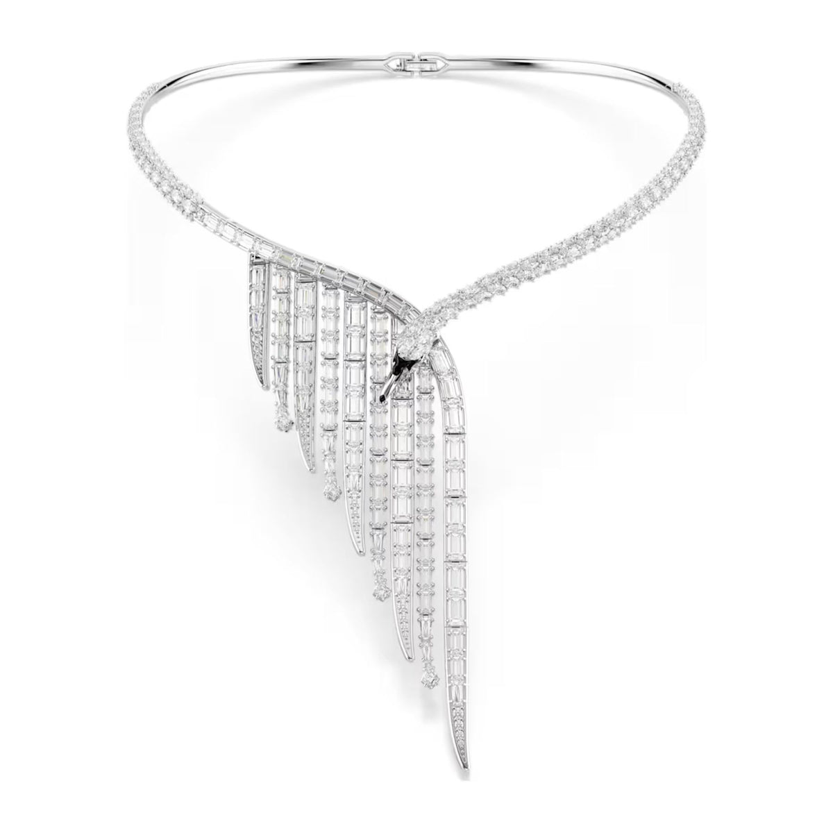 Swarovski Vienna kaulakoru, vaalea metalli, kirkkaat zirkoniat ja kristallit, 5757502