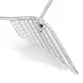 Swarovski Vienna kaulakoru, vaalea metalli, kirkkaat zirkoniat ja kristallit, 5757502