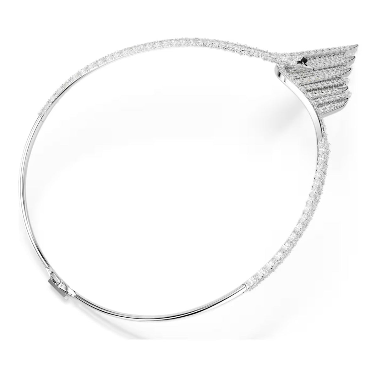Swarovski Vienna kaulakoru, vaalea metalli, kirkkaat zirkoniat ja kristallit, 5757502