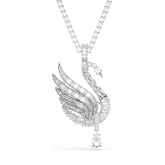 Swarovski Vienna kaulakoru, vaalea metalli ja kirkkaat kristallit, 5754828