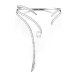 Swarovski Vienna kaulakoru, vaalea metalli ja kirkkaat zirkonit, 5749067