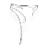 Swarovski Vienna kaulakoru, vaalea metalli ja kirkkaat zirkonit, 5749067