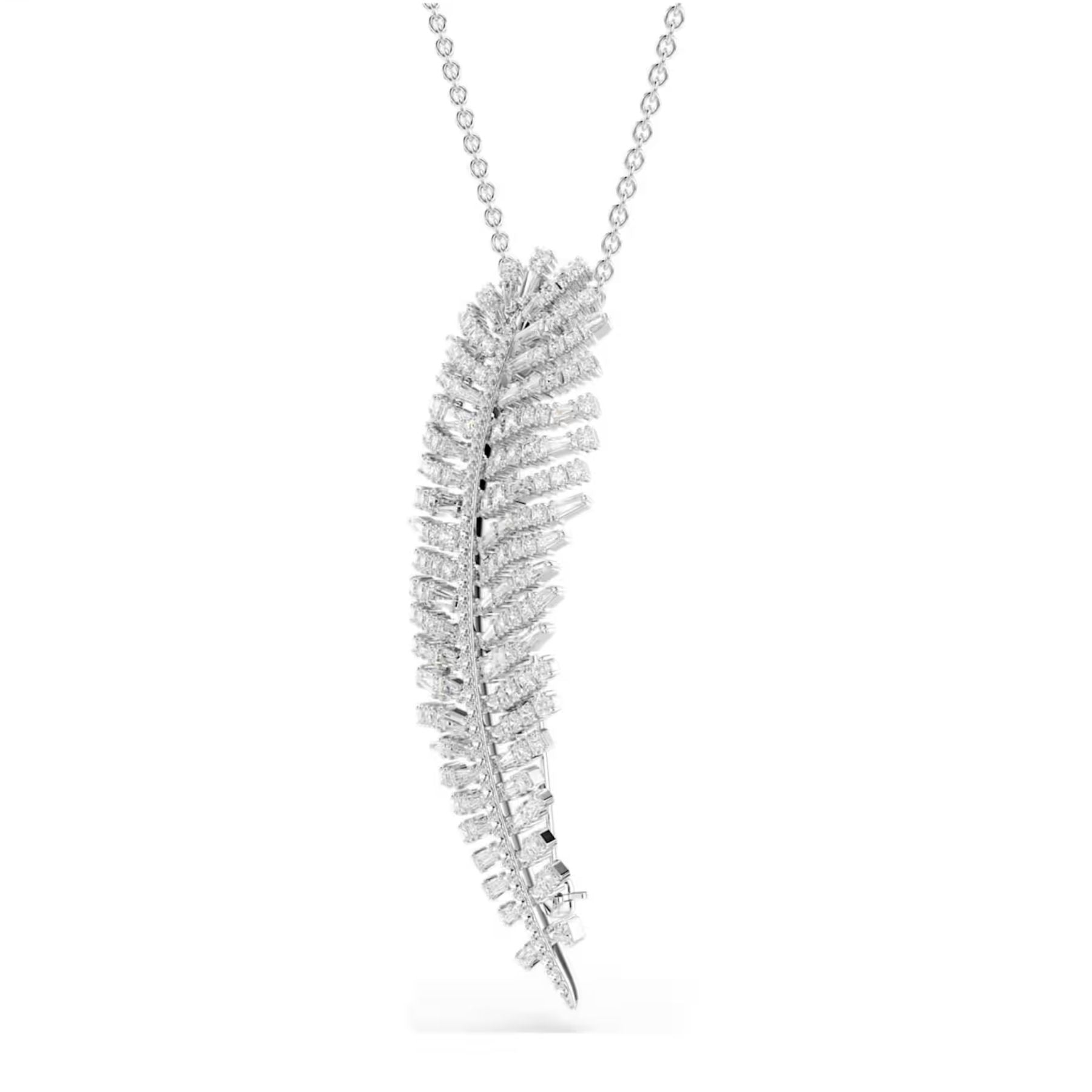 Swarovski Vienna kaulakoru/rintakoru, vaalea metalli ja kirkkaat zirkonit, 5749209