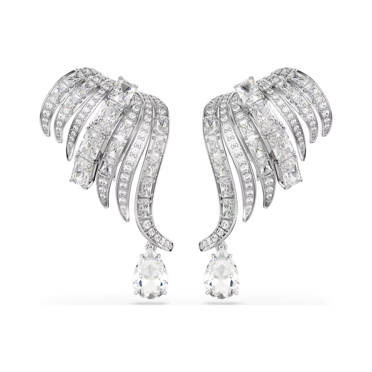 Swarovski Vienna klipsikorvakorut, vaalea metalli ja kirkkaat zirkonit, 5755961