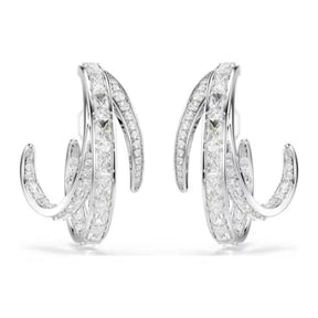 Swarovski Vienna klipsikorvakorut, vaalea metalli ja kirkkaat zirkonit, 5756046