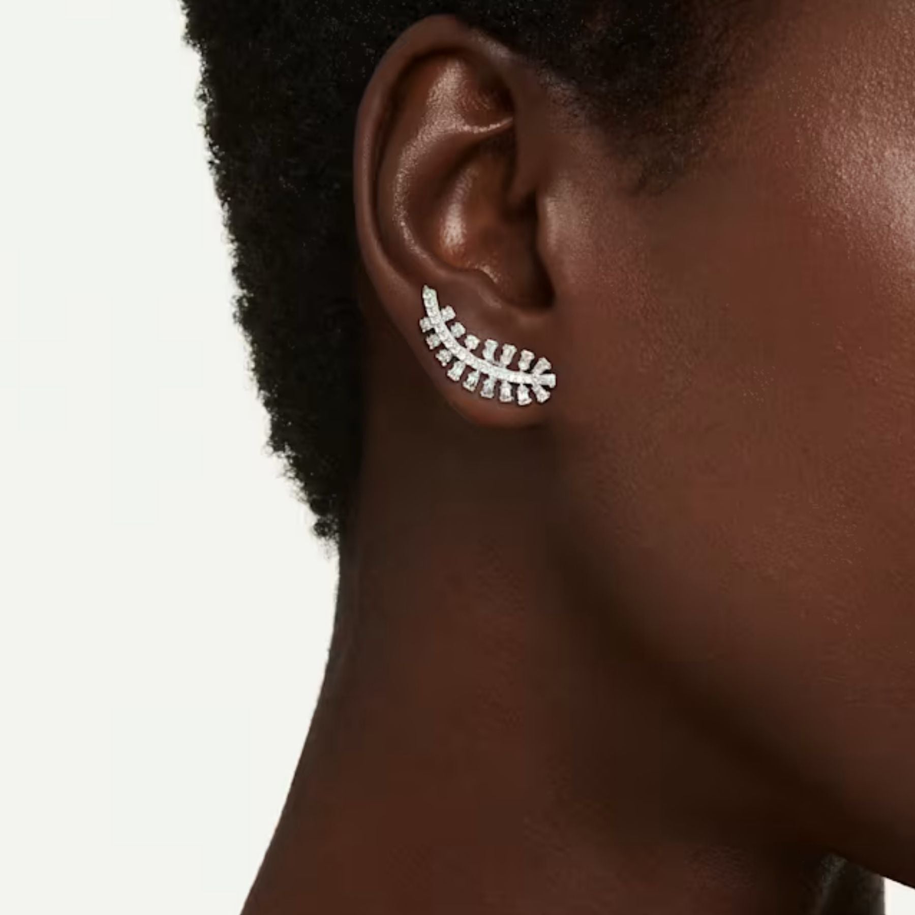 Swarovski Vienna korvakoru ja klipsikorvakoru, vaalea metalli ja kirkkaat zirkonit, 5749211