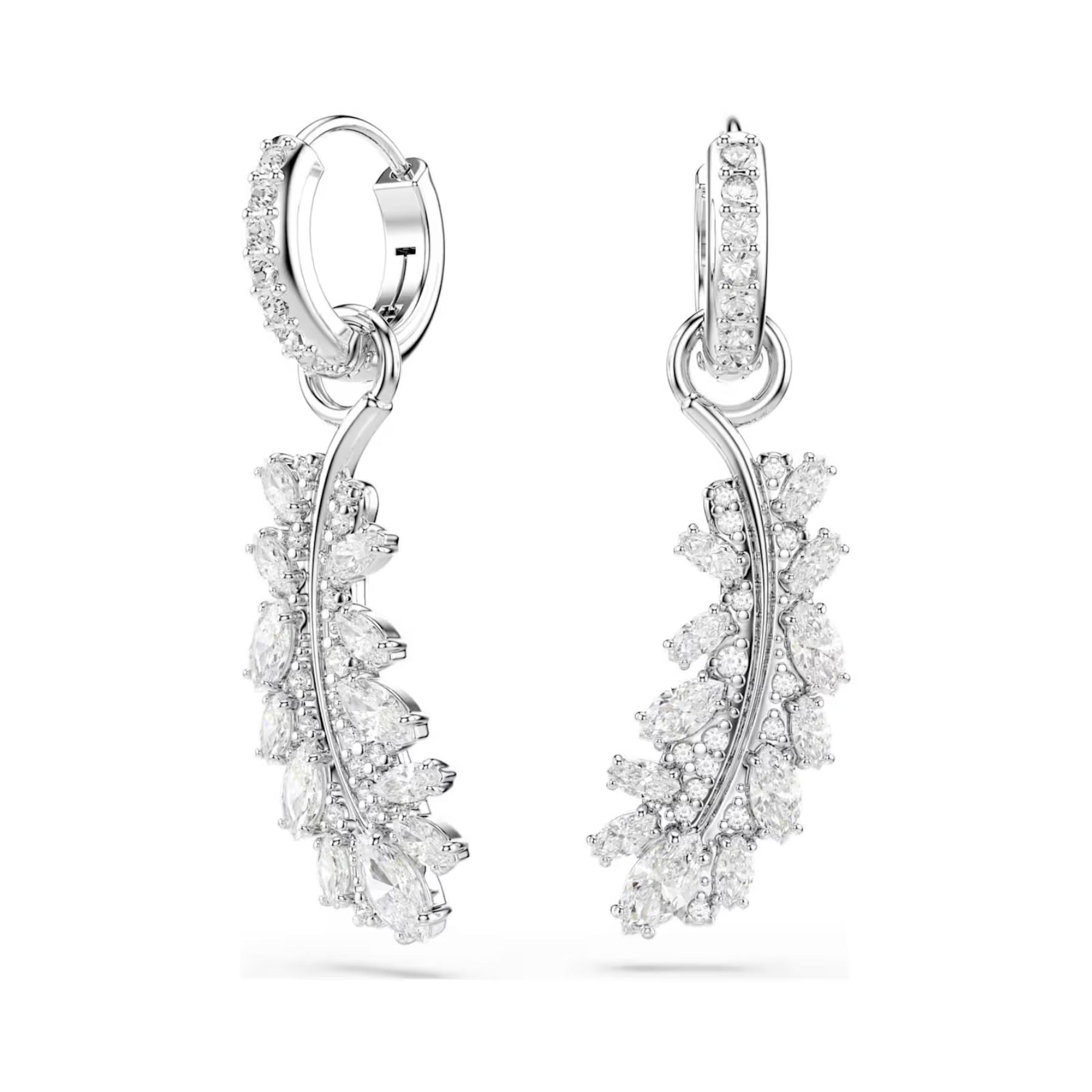 Swarovski Vienna korvakorut, vaalea metalli ja kirkkaat zirkoniat, 5754272