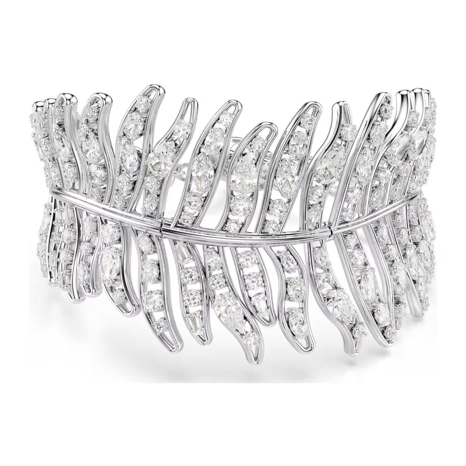 Swarovski Vienna rannekoru, vaalea metalli ja kirkkaat zirkonit, 5749378