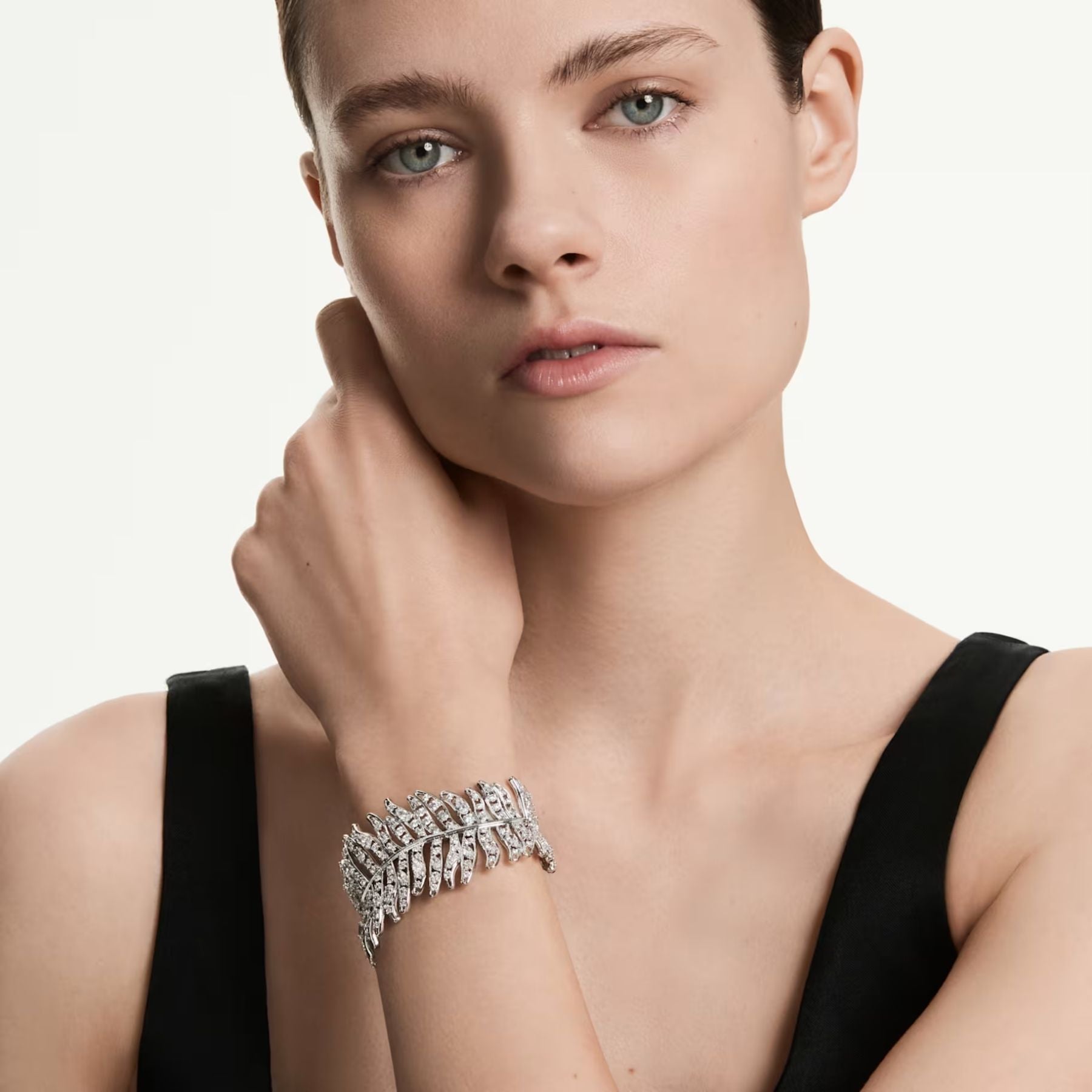 Swarovski Vienna rannekoru, vaalea metalli ja kirkkaat zirkonit, 5749378