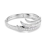 Swarovski Vienna rannerengas, vaalea metalli, kirkkaat zirkoniat ja kristallit, 5749066