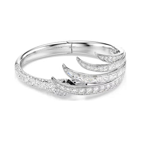 Swarovski Vienna rannerengas, vaalea metalli, kirkkaat zirkoniat ja kristallit, 5749066