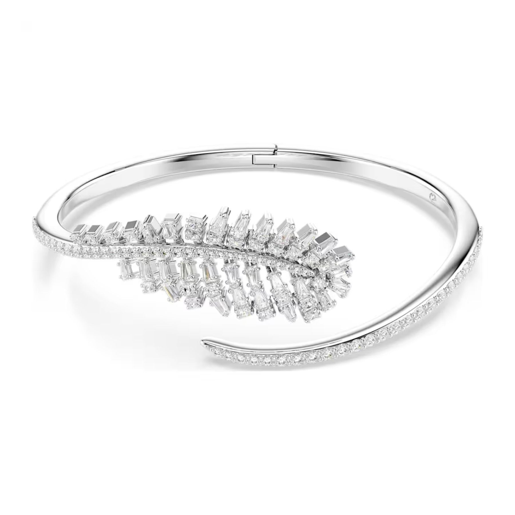 Swarovski Vienna rannerengas, vaalea metalli ja kirkkaat zirkoniat, 5754273