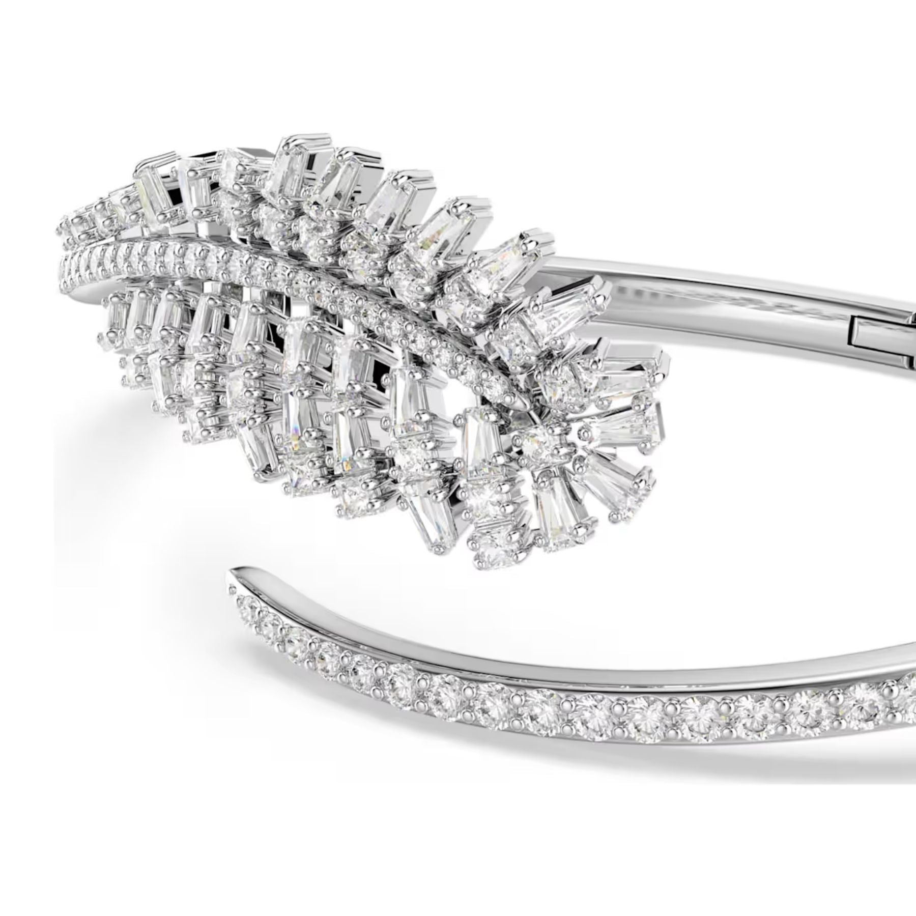 Swarovski Vienna rannerengas, vaalea metalli ja kirkkaat zirkoniat, 5754273