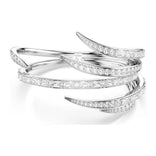 Swarovski Vienna rannerengas, vaalea metalli ja kirkkaat zirkonit, 5756047