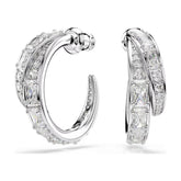 Swarovski Vienna rengaskorvakorut, vaalea metalli ja kirkkaat zirkonit, 5749069