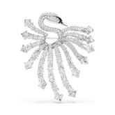 Swarovski Vienna rintakoru, vaalea metalli ja kirkkaat zirkoniat, 5760065