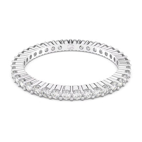 Swarovski Vittore sormus, vaalea metalli ja kirkkaat kristallit, 5656299